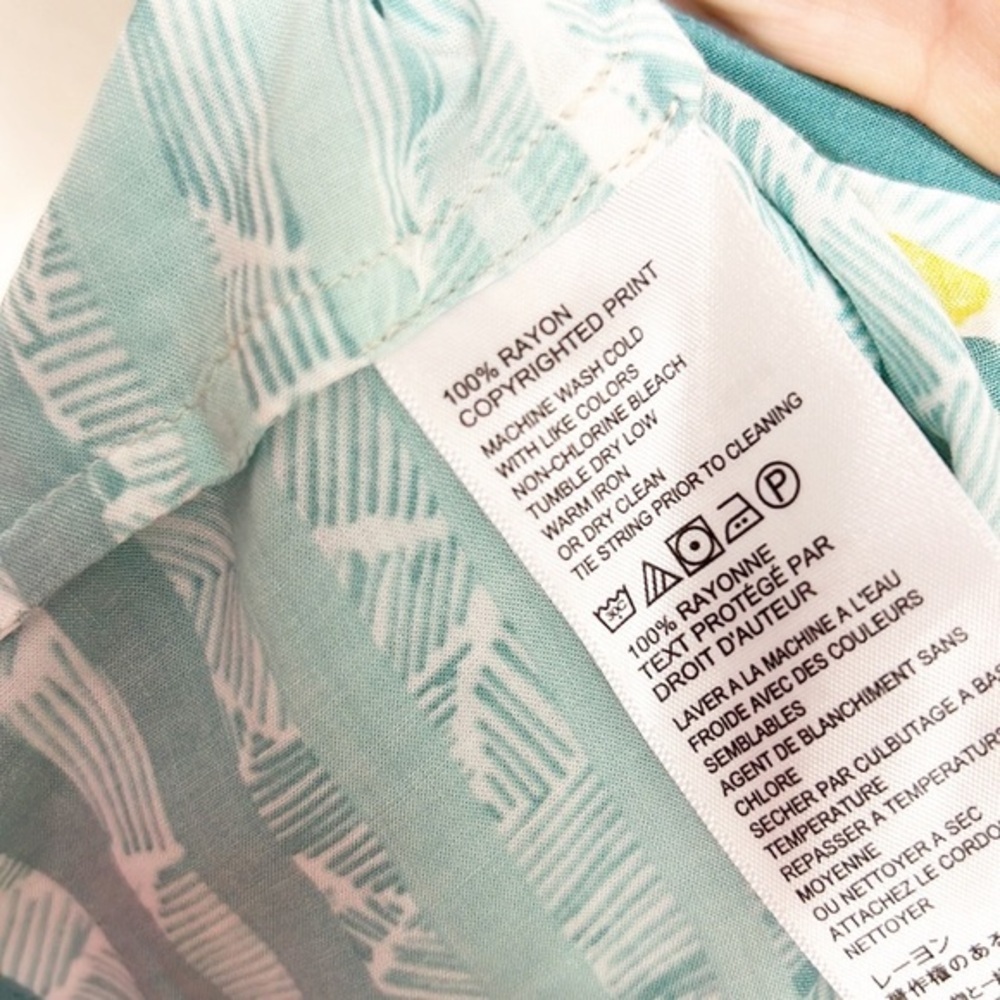 Tommy Bahama Etched Dots Halter Dress Seafoam Green size small - Picture 6 of 8